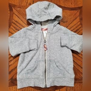 9 month zip-up sweatshirt hoodie jacket